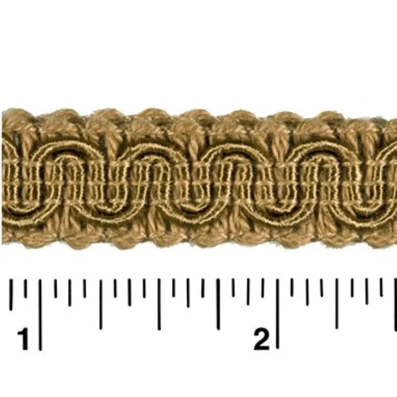 Rayon Scroll Gimp - E14 Straw 36 Yards