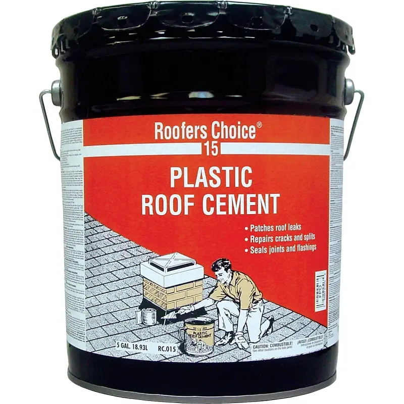 Henry 15 Series RC015070 Roof Cement, Black, Liquid, Paste, 5 gal Pail