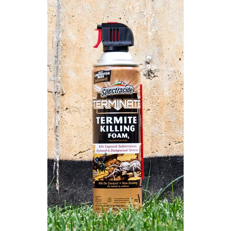 Spectracide 53370 Termite Killing Foam, Liquid, Spray Application, 16 oz Can