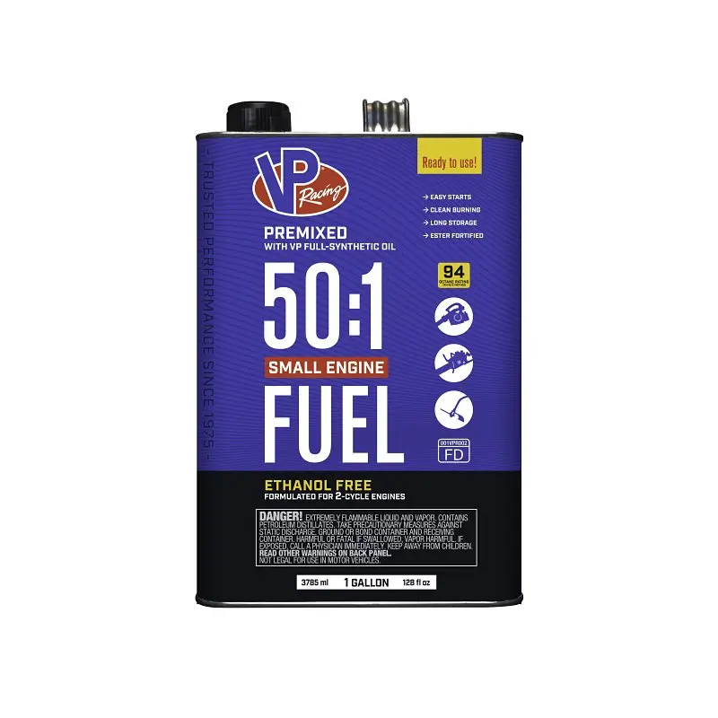 VP Fuel 6231 50:1 Pre-Mixed Small Engine Fuel, Hydrocarbon, Blue, 128 oz