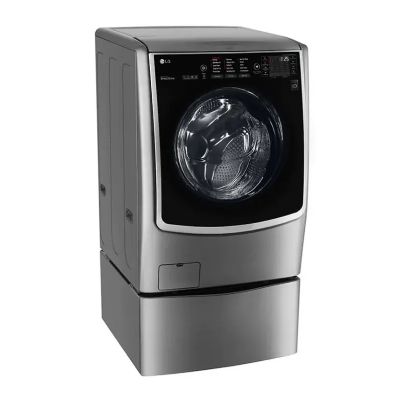 24.5 kg LG side load washer and dryer