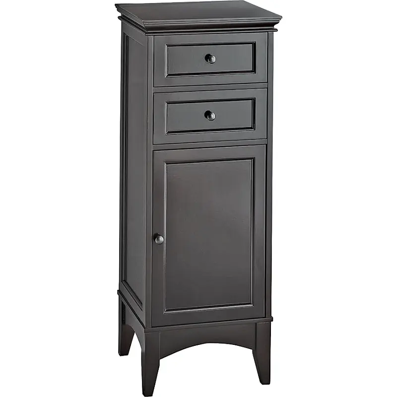 Foremost BECS1743 Floor Cabinet, 1-Door, 1-Shelf, 2-Drawer, Wood, Espresso
