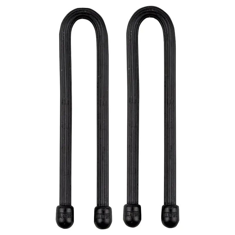 Gear Tie GT6-2PK-01 Twist Tie, Rubber, Black