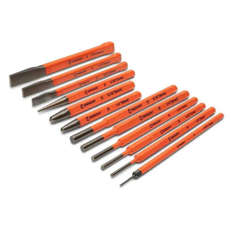Crescent CPCCHS12 12 Piece Punch and Chisel Set