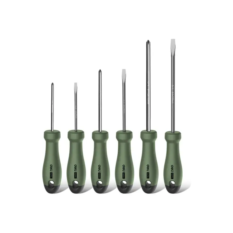 Screwdriver set DELI Home Series Green 6 pcs | HT1006L