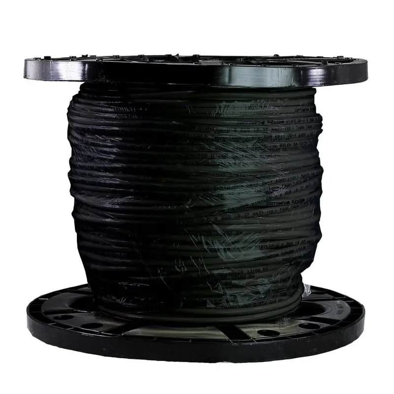 500 ft. 8/1 Black Stranded THHN Wire34.8 / Green / 500