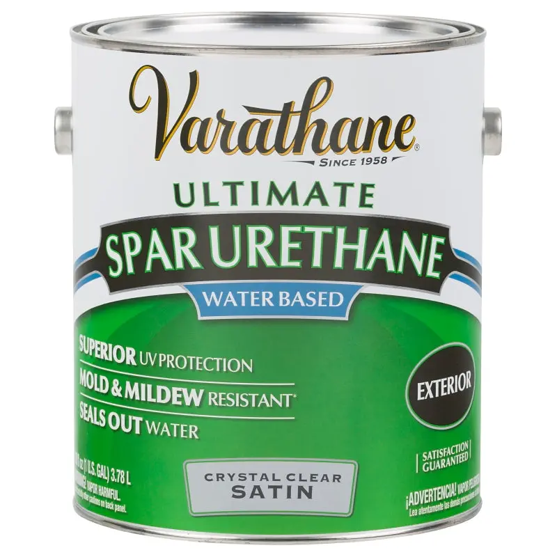 Rust-Oleum 250231 Urethane Paint, Liquid, Crystal Clear, 1 gal, Can