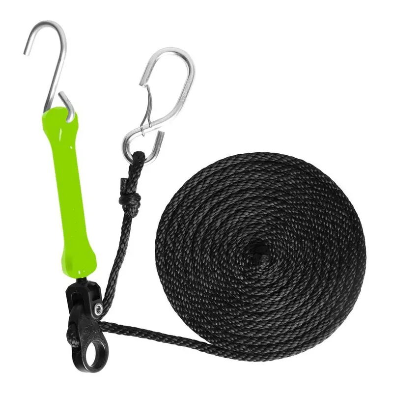 12 ft. Polyester Rope and 5 in. Polyurethane Bungee in Safety Green