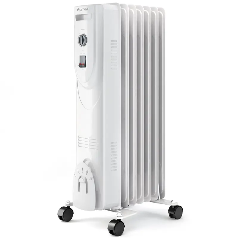 1500-Watt LCD 7-Fin Timer Electric Oil Filled Radiator Heater with Remote Control15 / each