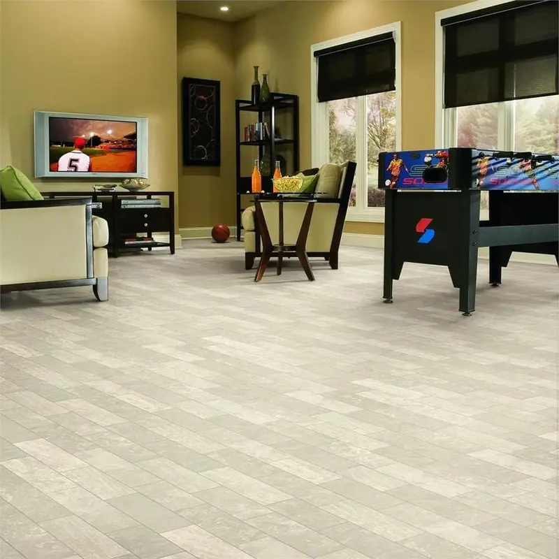 Armstrong Flooring Pickwick Landing III 12-ft W Cut-to-Length Montecello Travertine Opal Wood Look Low-Gloss Finish Sheet VinylsqftLinear