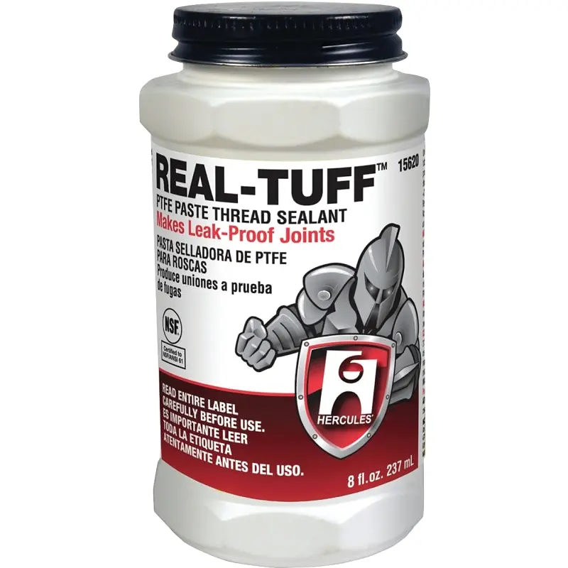 Hercules REAL TUFF 15620 Thread Sealant, 8 oz, Can, Paste, White