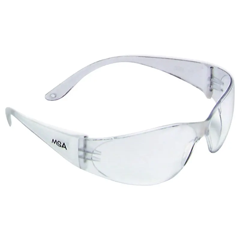 Safety Works 10006315 Close-Fitting Safety Glasses, Anti-Fog, Anti-Scratch Lens, Rimless Frame, Clear Frame
