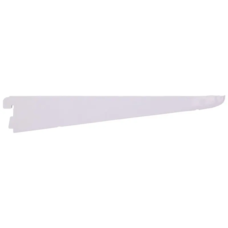 ProSource 25207PHL-PS Dual Track Shelf Bracket, 132 lb/Pair, 11 in L, 2 in H, Steel, White