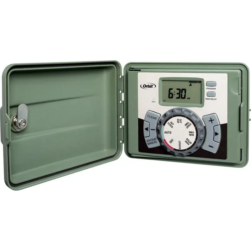 4-Station Easy-Set Logic Indoor/Outdoor Irrigation Controller3.4 / 6