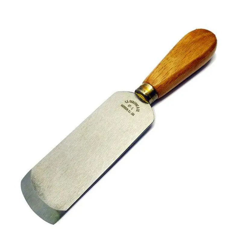 C.S. Osborne Leather Knife: 4-1/4" x 1-7/8"