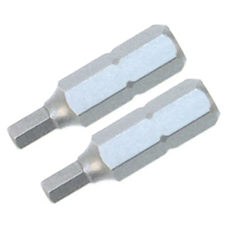 Wiha Hex Metric Insert Bit 2.5 x 25mm Pack of 2 Bits