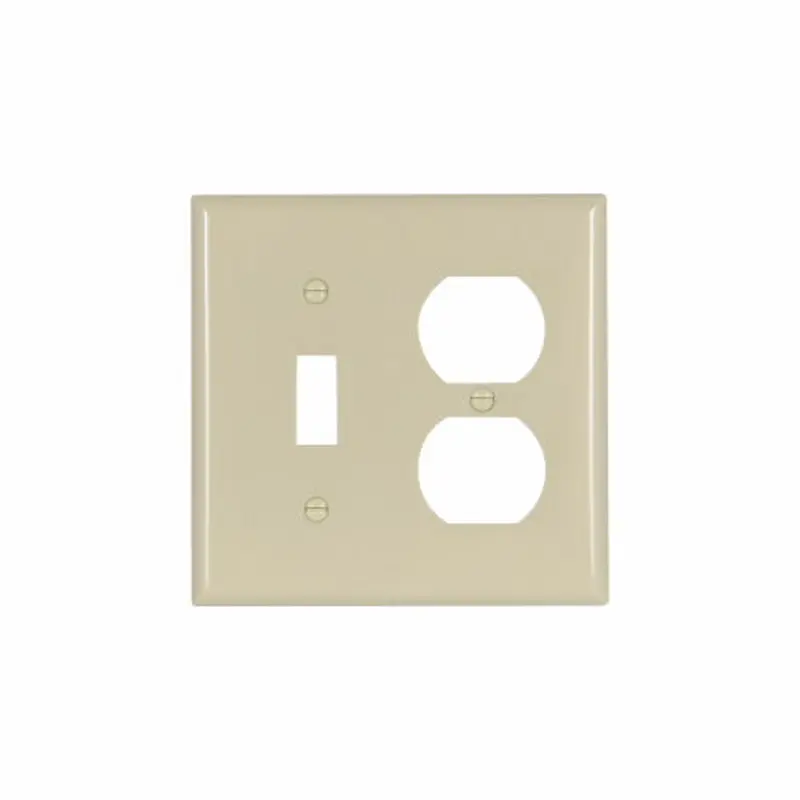 Eaton Cooper Wiring Combination Wallplate, IvoryIvory