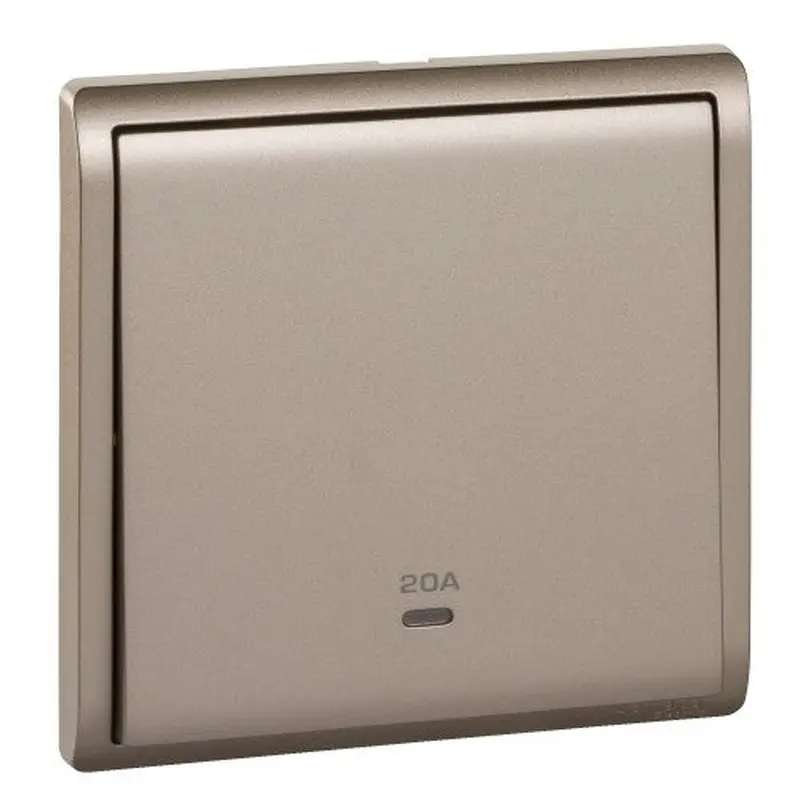 Schneider 20A 1Gang DP Switch Neon