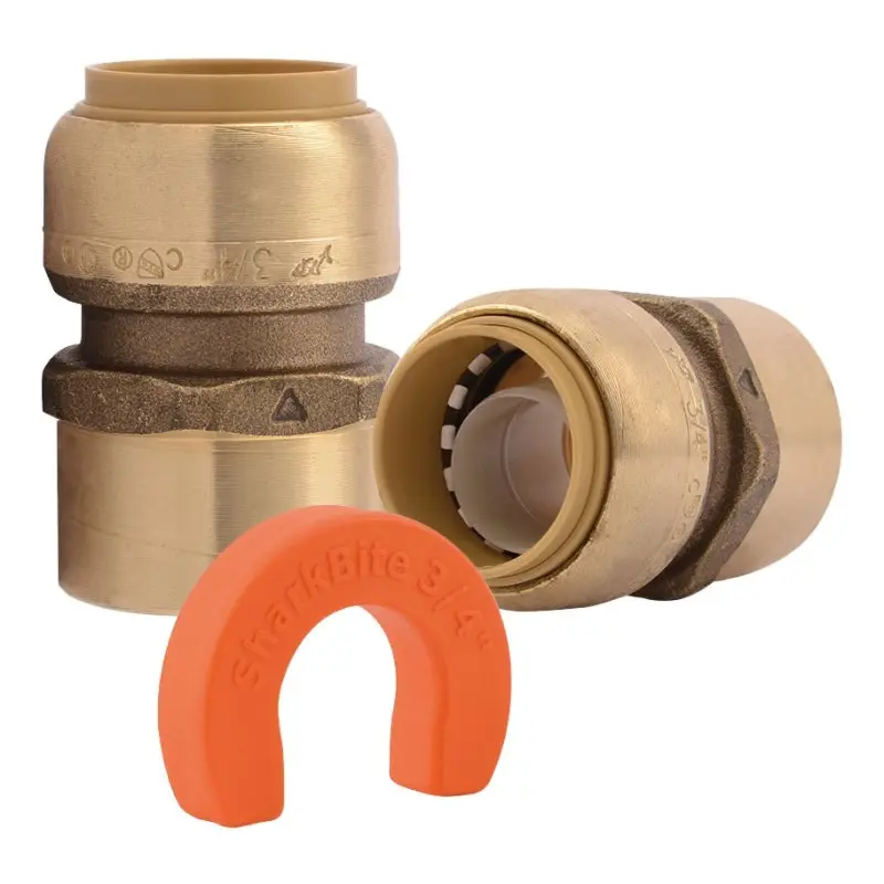 SharkBite 22441LF Water Heater Installation Kit, Brass