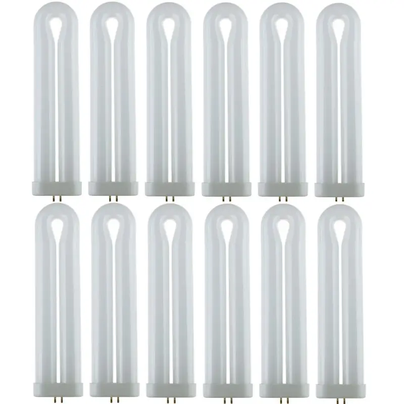 9 in. 25-Watt T8 U-Bent Ful 4-Pin GX10Q Base Fluorescent CFL Light Bulb Black Light (12-Pack)2.75 / each
