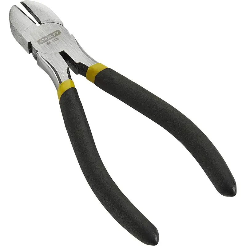 STANLEY 84-105 Diagonal Cutting Pliers, 6-Inch - Precision Tool for Cutting Wires