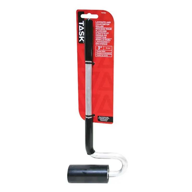 TASK T37350 Laminate and Countertop Roller, 3 in W Roller, Rubber Roller