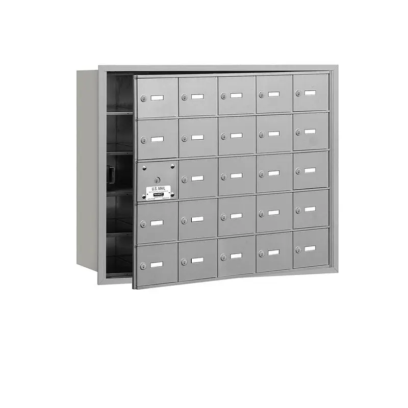 Aluminum USPS Access Front Loading 4B Plus Horizontal Mailbox with 25A Doors (24 Usable)Bronze / 75.0 / 23
