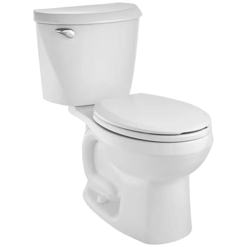 American Standard Reliant 3332228S.020 Front Toilet, Round Bowl, 1.28 gpf Flush, 12 in Rough-In, 15 in H Rim, White