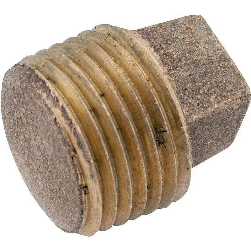 Anderson Metals 738114-16 Solid Pipe Plug, 1 in, IPT, Brass