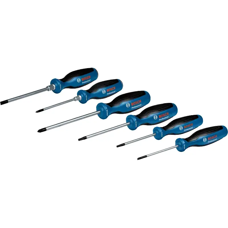 Bosch Screwdriver Set 6 pcs SL/PH/PZ/TX - 1600A02CV3
