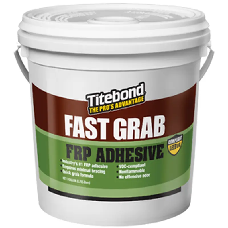 Titebond GREENchoice Fast Grab FRP Construction Adhesive 1 Gallon Brown1 Gallon / Brown