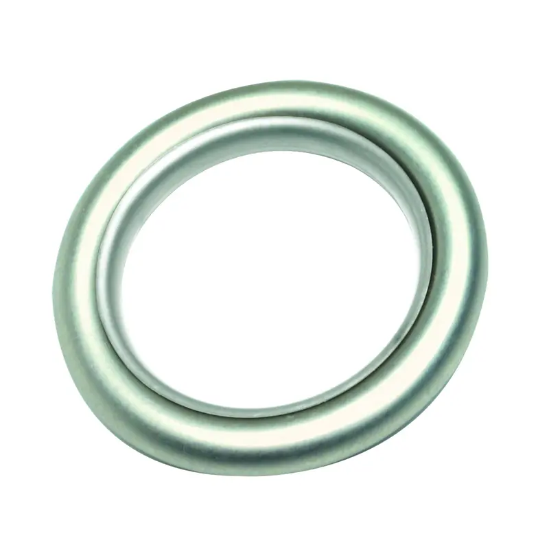Smooth Ring W/clip-satin Nickel