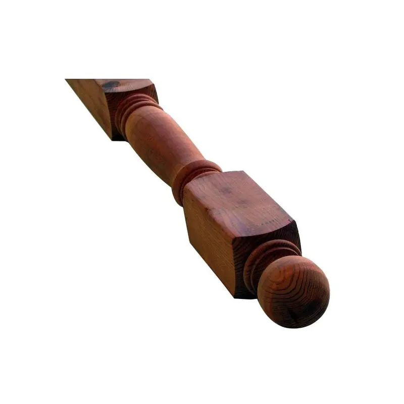 4 in. x 4 in. x 4 ft. Redwood Turned Deck and Fence Post10 / case