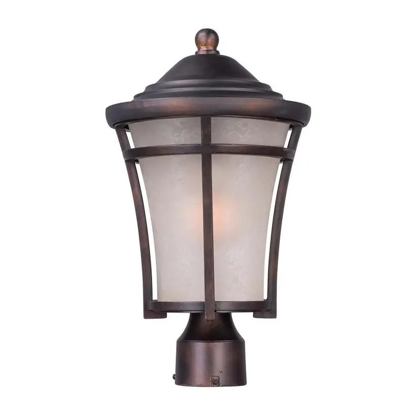 Balboa 10 in. Wide 1-Light Outdoor Copper Oxide Post Light6.6 / each