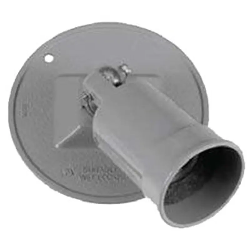Teddico/Bwf LHC-1V Lamp Holder, Metal Housing Material, Gray