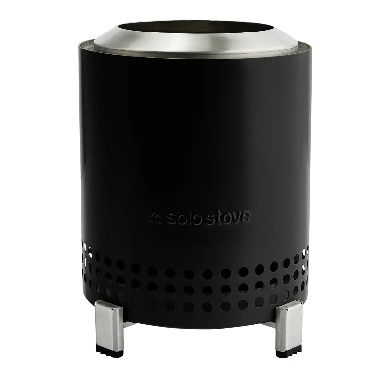 Solo Stove Mesa SSMESA-ASH Fire Pit, 5.1 in OAW, 5.1 in OAD, 6.8 in OAH, Round, Ceramic/Stainless Steel