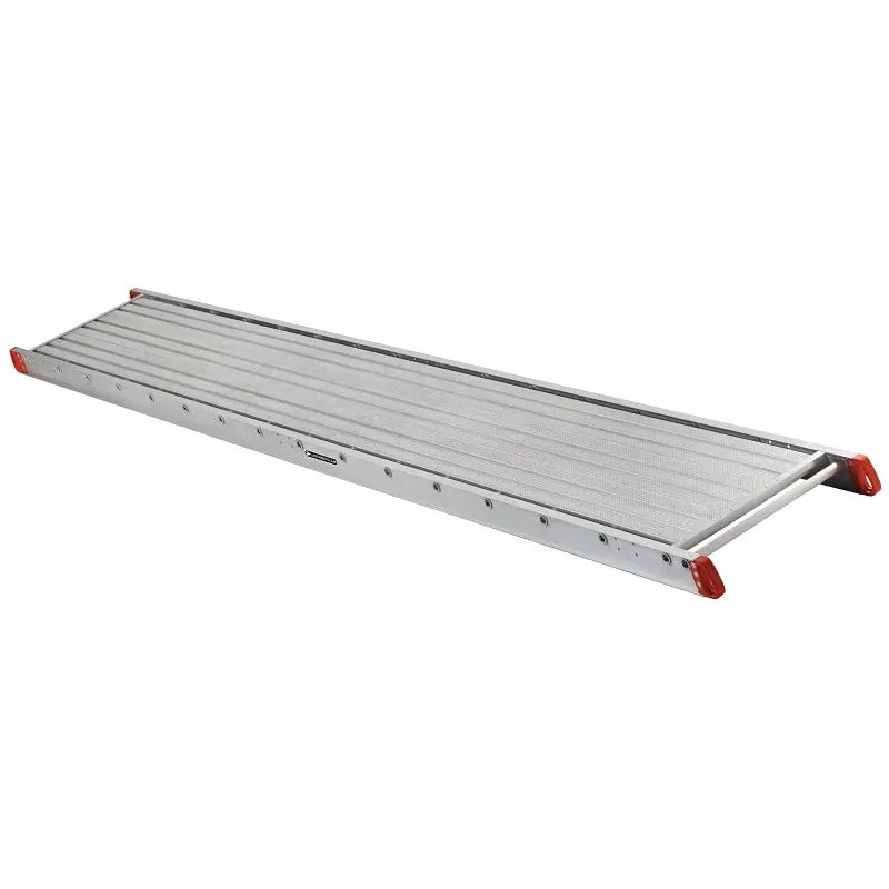 Louisville P Series P11220 Scaffold Plank, 20 ft L, 12 in W, Aluminum