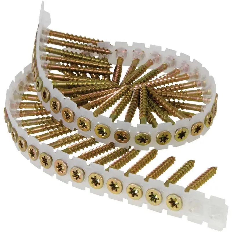 Senco 08F175YKX No.8 x 1-3/4 in AutoFeed Subfloor Screws (Rex Drive) -1000 pcs