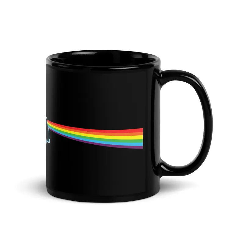 Dark Side of the Bus Black Glossy Mug11 oz