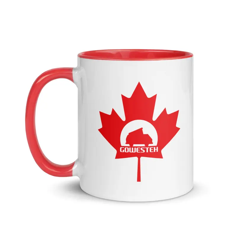 GoWesteh Canada Mug with Color Inside11 oz