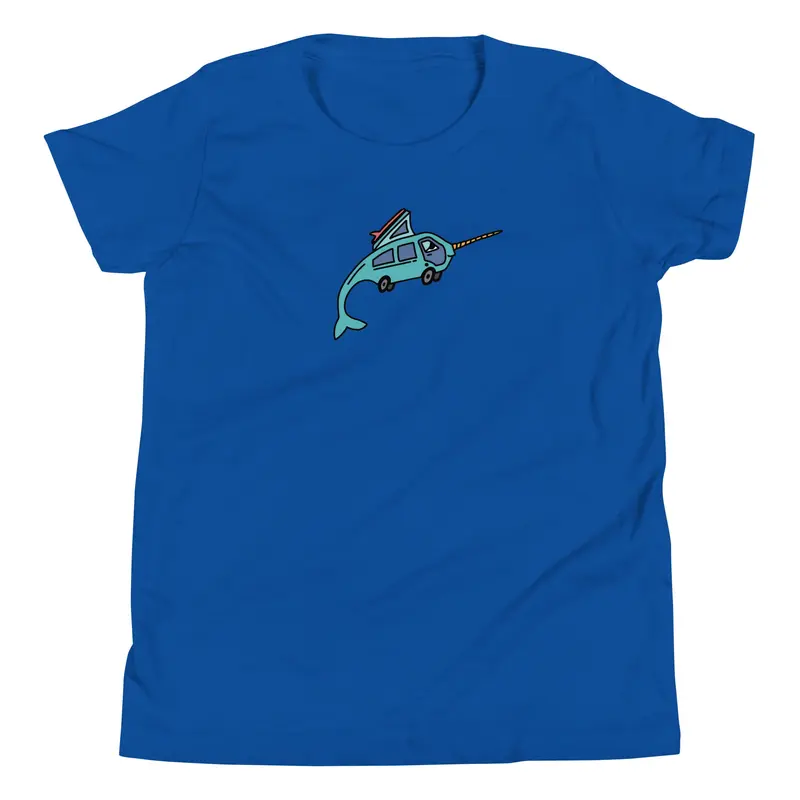 Narwhal Ned Youth T-ShirtBlack / S
