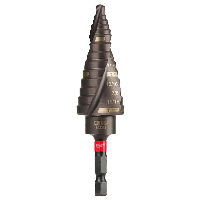48-89-9248 1/8 - 1 in. #8 SHOCKWAVE Impact Duty Step Bit