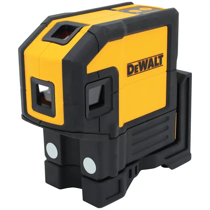 DeWALT DW0851 Laser Level, 165 ft,  /-1/8 in at 100 ft Accuracy, 5-Dot, Red Laser