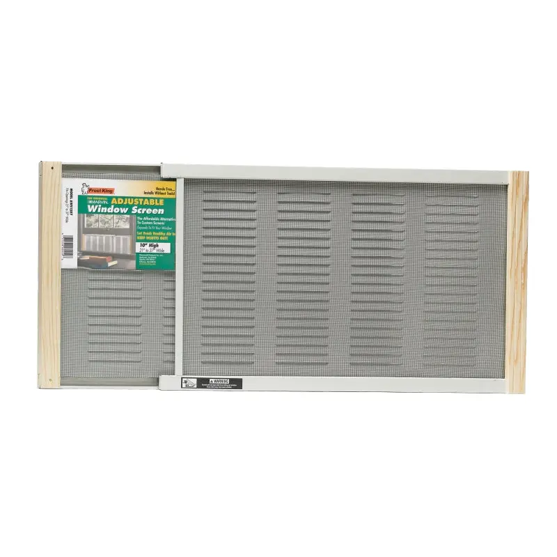 Frost King W.B. Marvin AWS1207 Window Screen, 10 in L, 21 to 37 in W, Aluminum