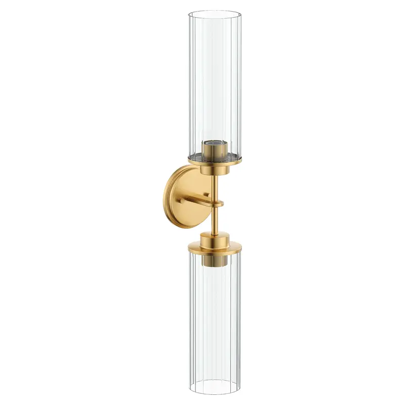 Greenfield Chrome two globe bath lightChrome