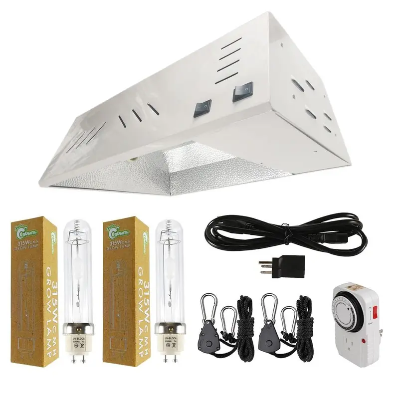 630-Watt CMH Ceramic Metal Halide Grow Light Fixture with Built-In Ballast System and 3100K Lamp24 / each