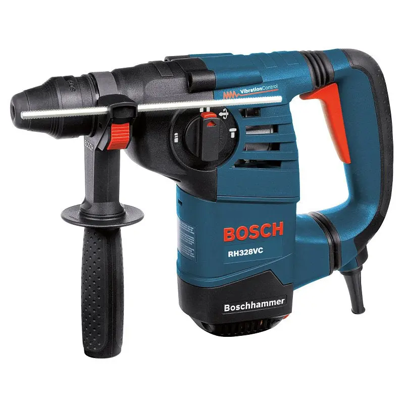 Bosch RH328VC Rotary Hammer, 8 A, SDS-Plus Chuck, 3/4 in Chuck, 4000 bpm, 2.6 ft-lb Impact Energy