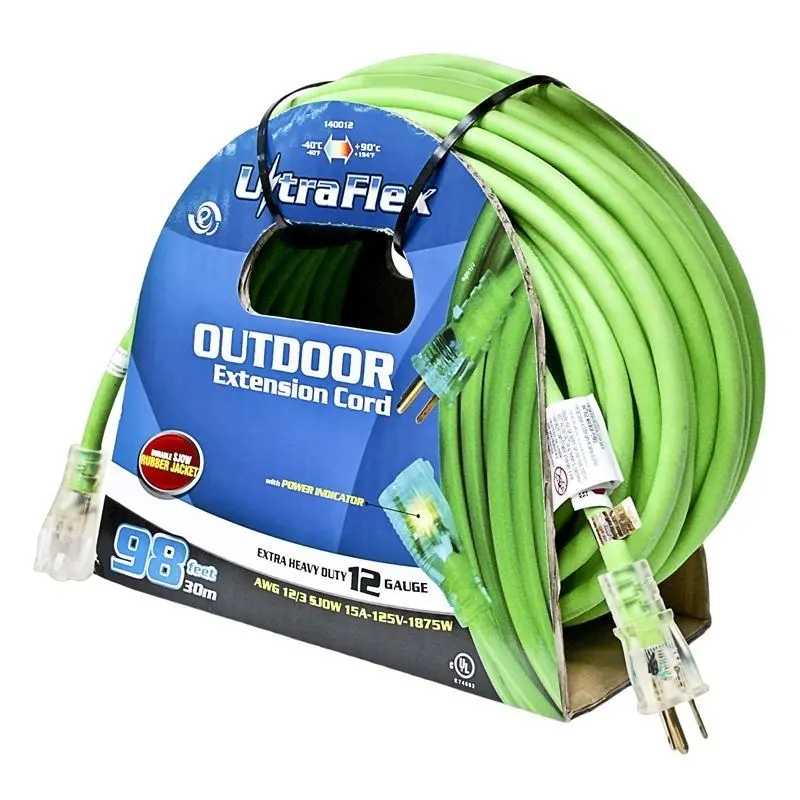 Toolway | SJOW 12/3 1-Outlet Extension Cords30M/100ft