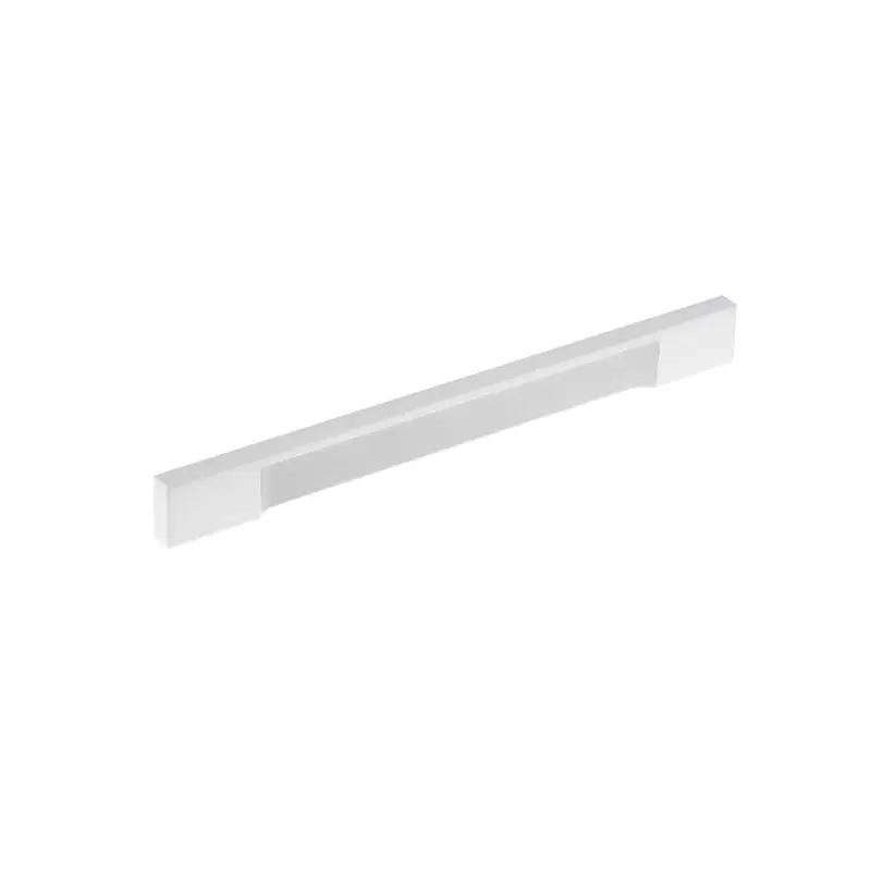 7-9/16 in. (192 mm) Center-to-Center White Contemporary Drawer Pull12 5/8 in. / White / 0.27