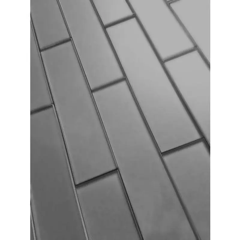 Abolos Forever 36-Pack Cloud Gray/Matte 4-in x 16-in Matte Glass Subway Wall Tilesq/ft